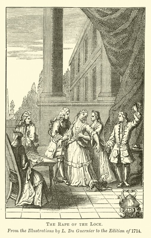 The Rape of the Lock by English School