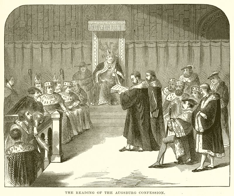 The Reading of the Augsburg Confession by English School