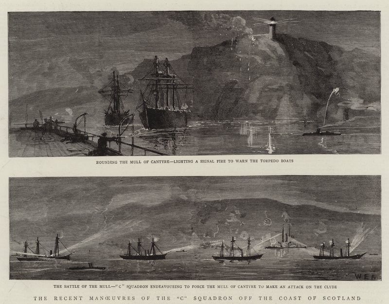 The Recent Manoeuvres of the "C" Squadron off the Coast of Scotland by English School