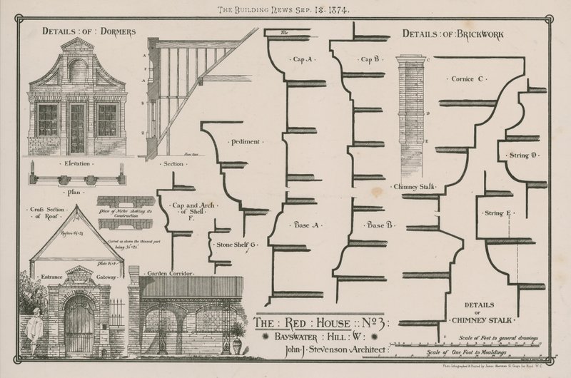 The Red House, 3 Bayswater Hill, London by English School