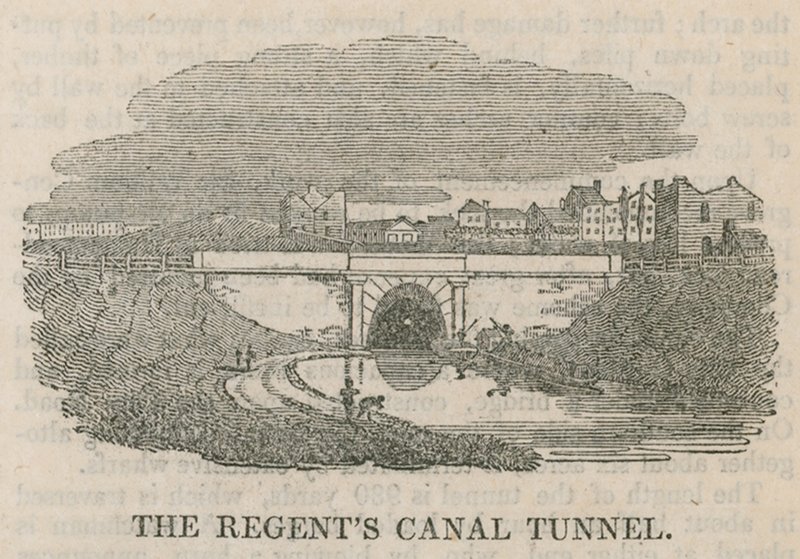 The Regents Canal Tunnel, Islington, London by English School