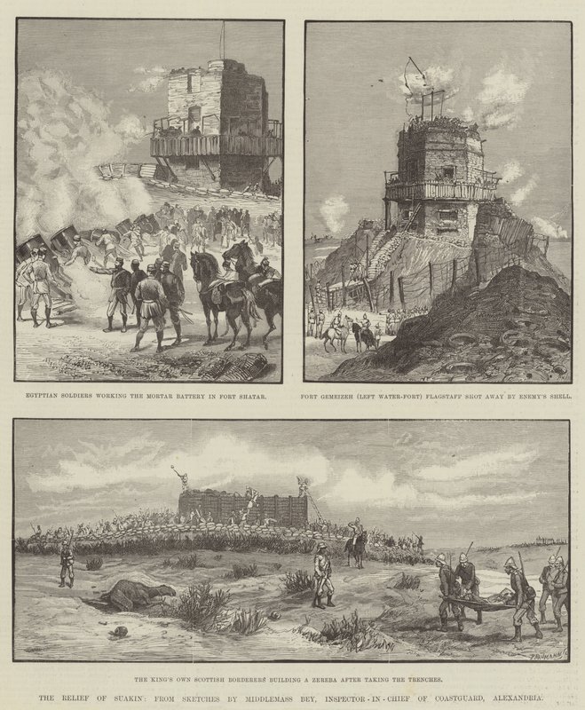The Relief of Suakin by English School