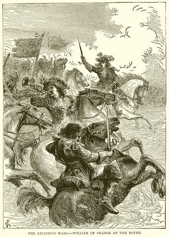 The Religious Wars: William of Orange at the Boyne by English School