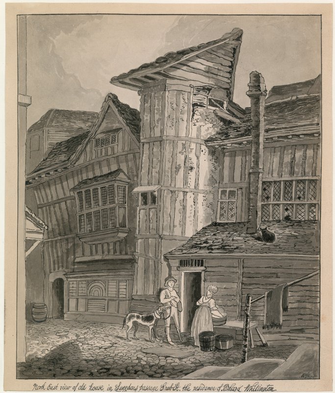 The Residence of Richard Whittington by English School