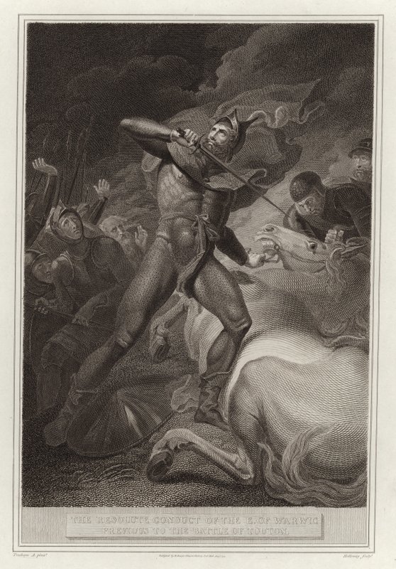 The Resolute Conduct of the Earl of Warwick Previous to the Battle of Towton by English School