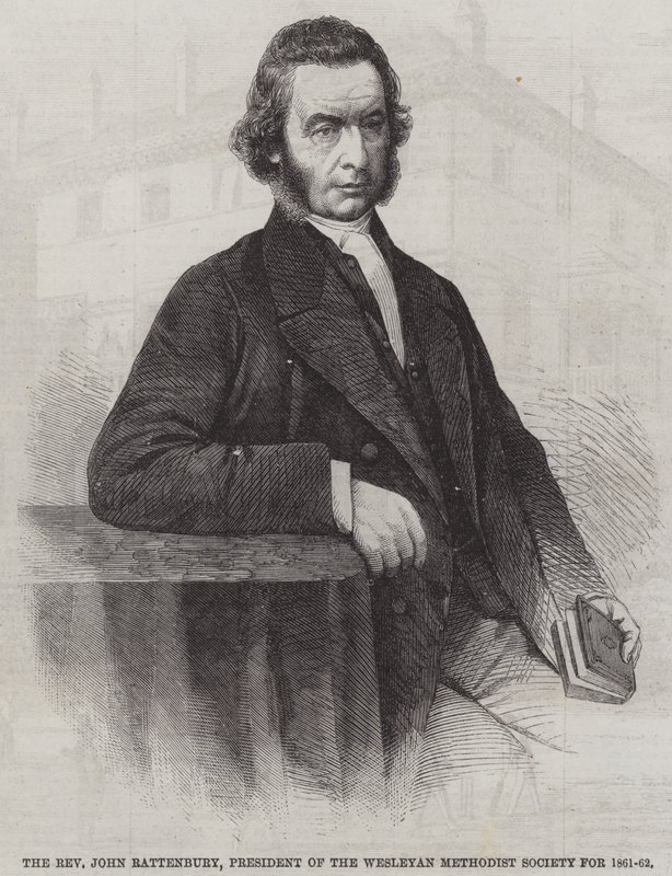 The Reverend John Rattenbury, President of the Wesleyan Methodist Society for 1861-62 by English School