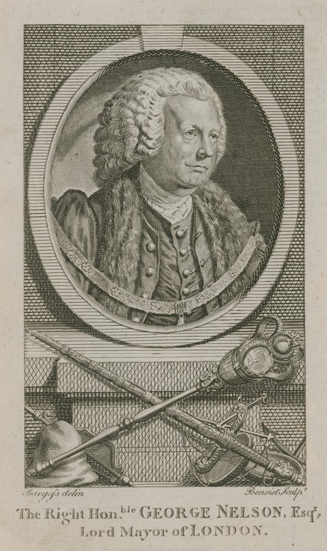 The Right Honourable George Nelson, Lord Mayor of London by English School