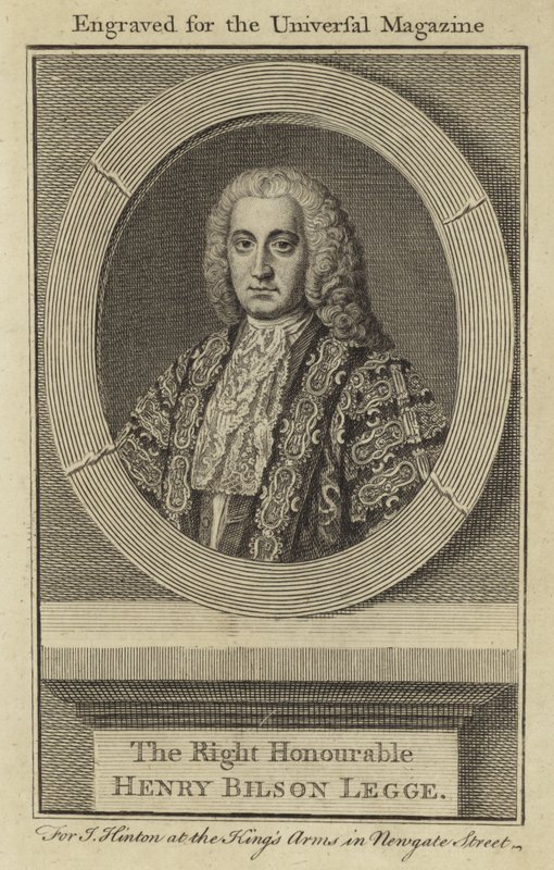The Right Honourable Henry Bilson Legge by English School