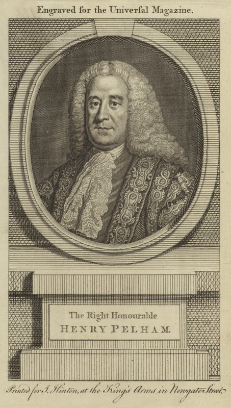 The Right Honourable Henry Pelham by English School