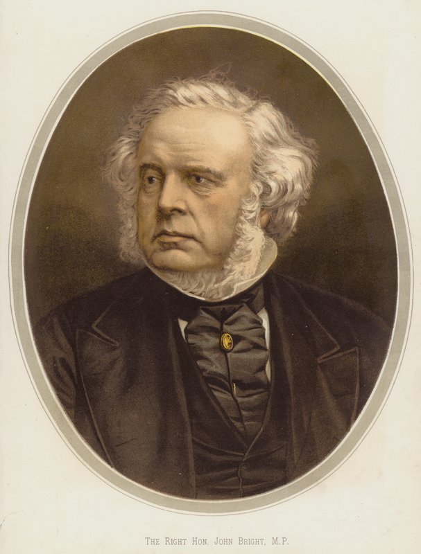 The Right Honourable John Bright, MP by English School