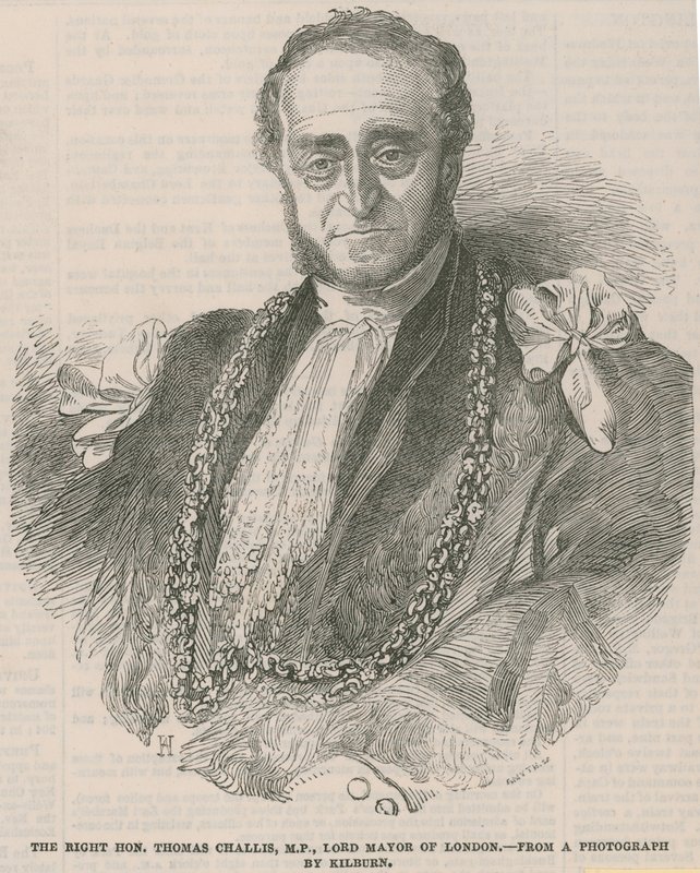 The Right Honourable Thomas Challis, MP, Lord Mayor of London by English School