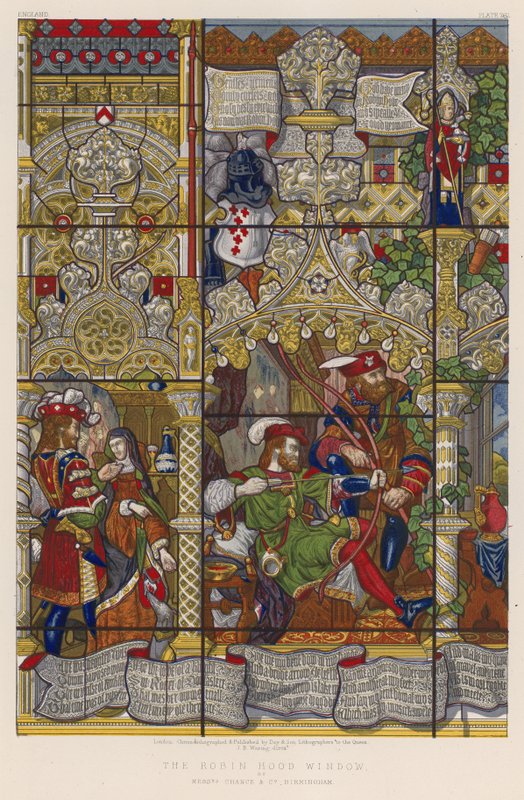 The Robin Hood Window by English School