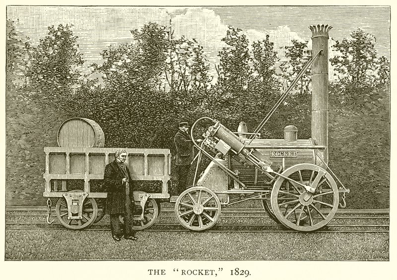 The Rocket, 1829 by English School