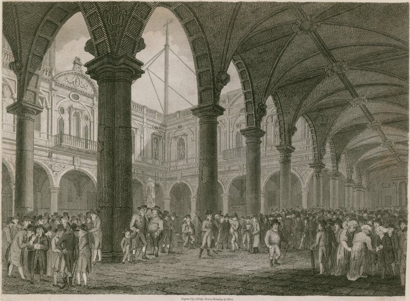 The Royal Exchange, London by English School