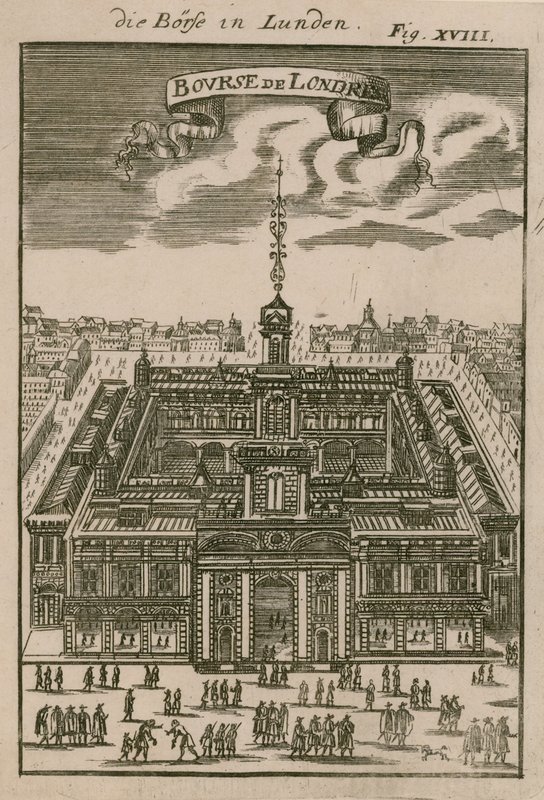 The Royal Exchange, London by English School