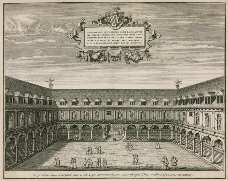 The Royal Exchange, London by English School