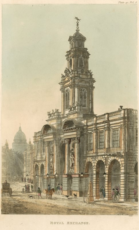 The Royal Exchange, London by English School