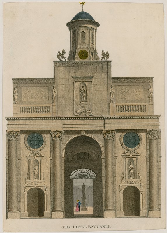 The Royal Exchange, London by English School
