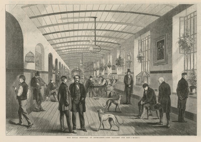 The Royal Hospital of Bethlehem - The Gallery for Men by English School