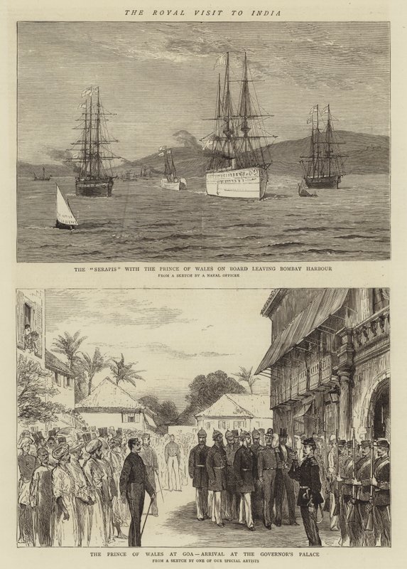 The Royal Visit to India by English School
