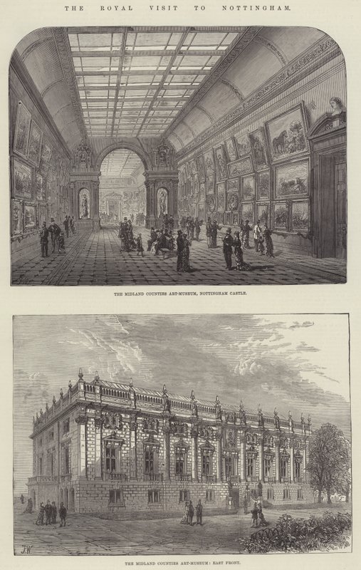 The Royal Visit to Nottingham by English School
