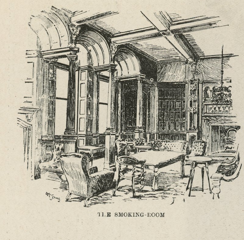 The Russell Hotel, Russell Square: The Smoking Room by English School