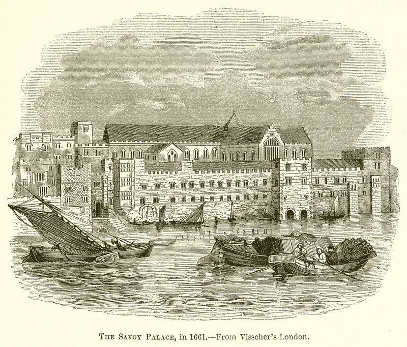 The Savoy Palace, in 1661 by English School
