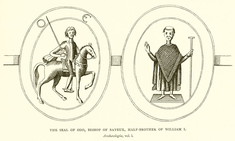 The Seal of Odo, Bishop of Bayeux, Half-Brother of William I by English School