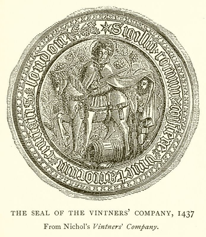 The Seal of the Vintners Company, 1437 by English School