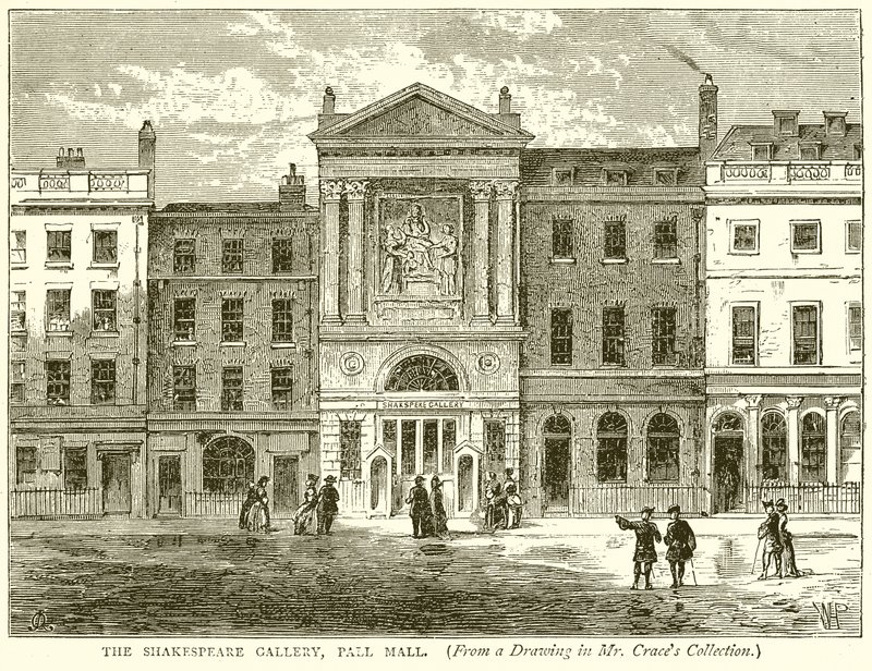 The Shakespeare Gallery, Pall Mall by English School