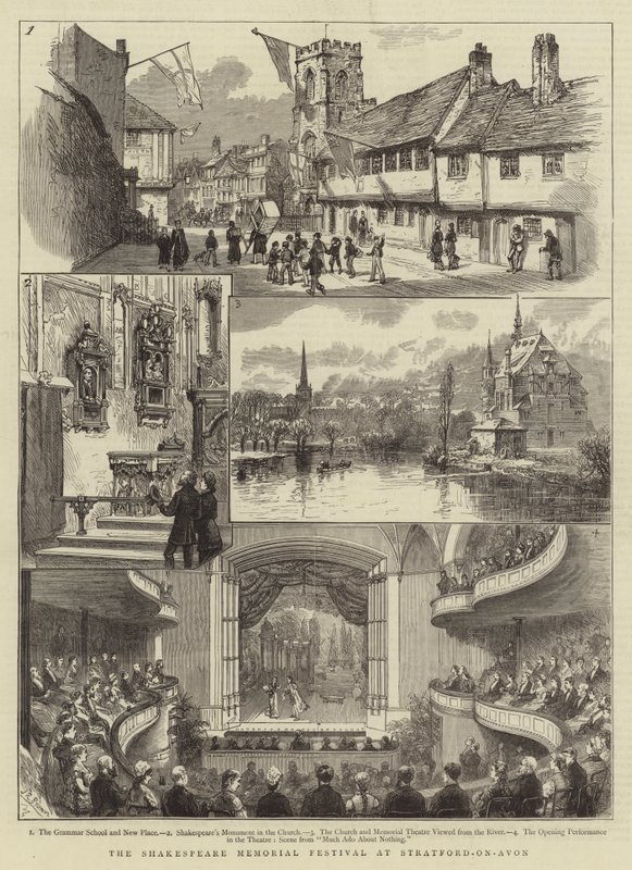 The Shakespeare Memorial Festival at Stratford-on-Avon by English School