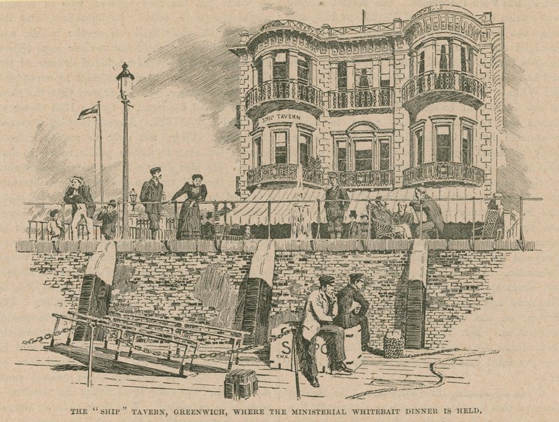 The Ship Tavern, Where the Ministerial Whitebait Dinner is Held by English School