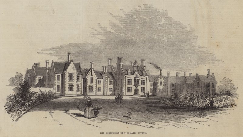 The Shropshire New Lunatic Asylum by English School