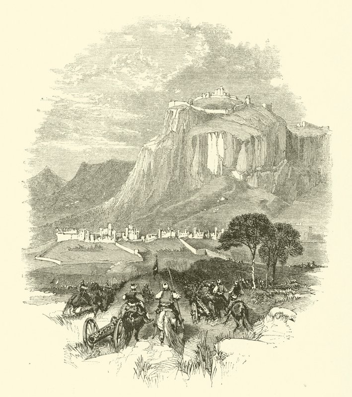 The Siege Of Corinth (engraving) by English School