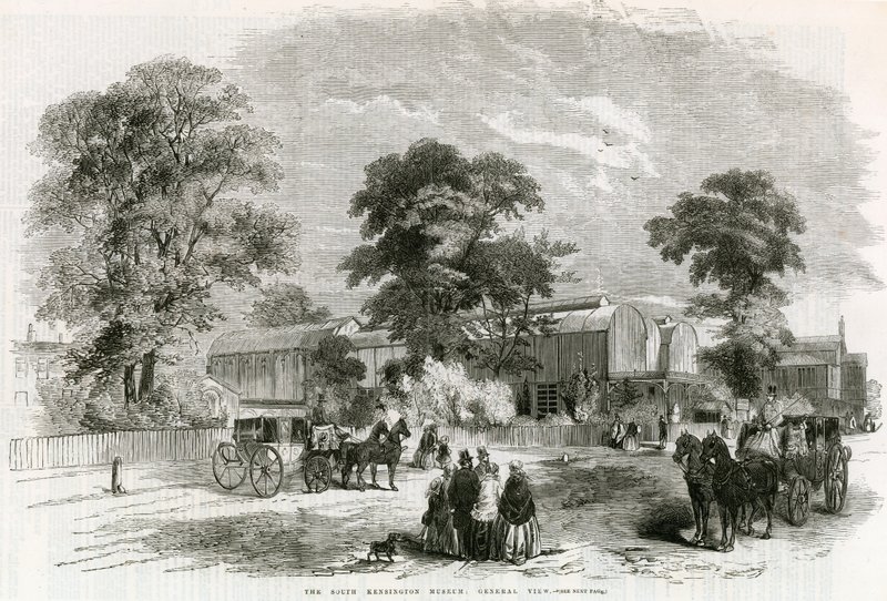 The South Kensington Museum - Brompton Boilers by English School