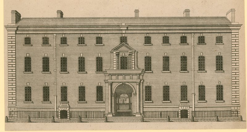 The South Sea House in Threadneedle Street, London by English School