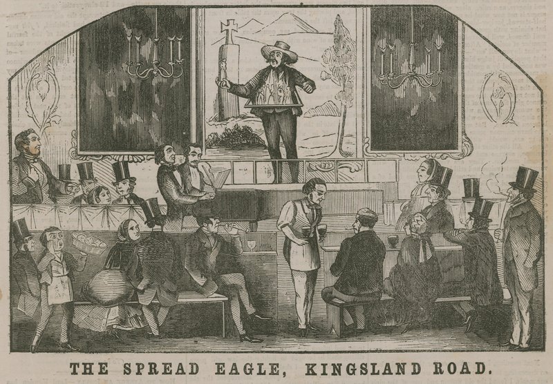 The Spread Eagle, Kingsland Road, London by English School