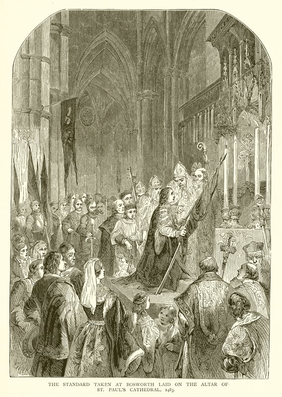 The Standard taken at Bosworth Laid on the Altar of St. Paul