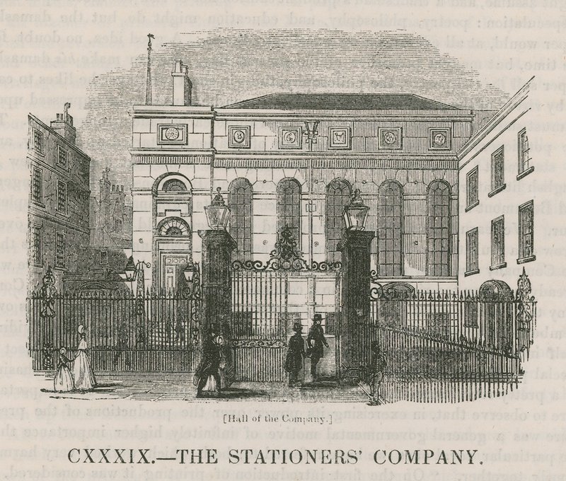 The Stationers Company: Hall of the Company by English School
