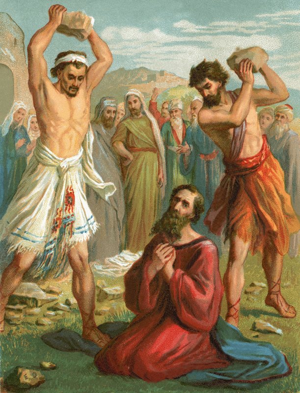 The Stoning of Stephen by English School