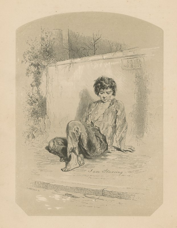 The Street Beggar by English School