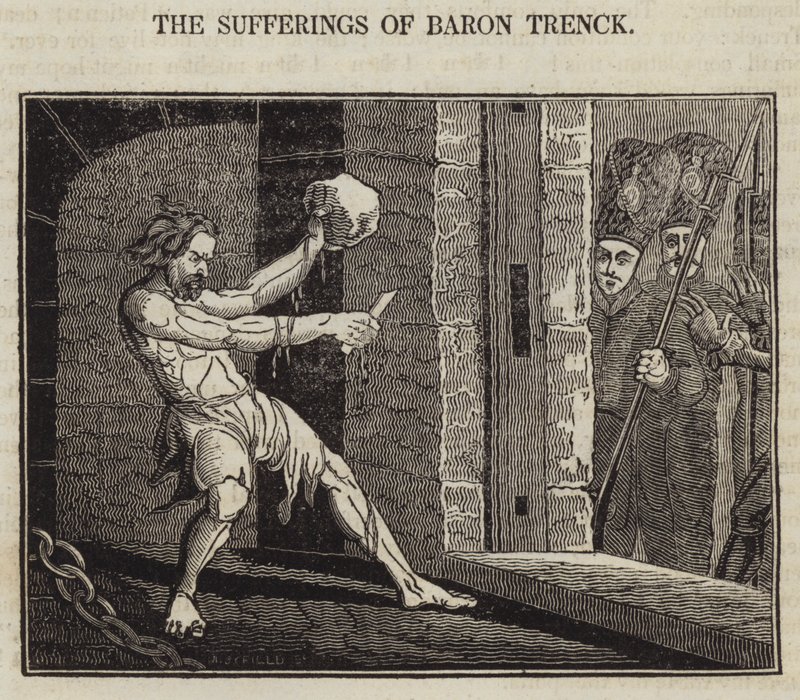 The Sufferings of Baron Trenck by English School