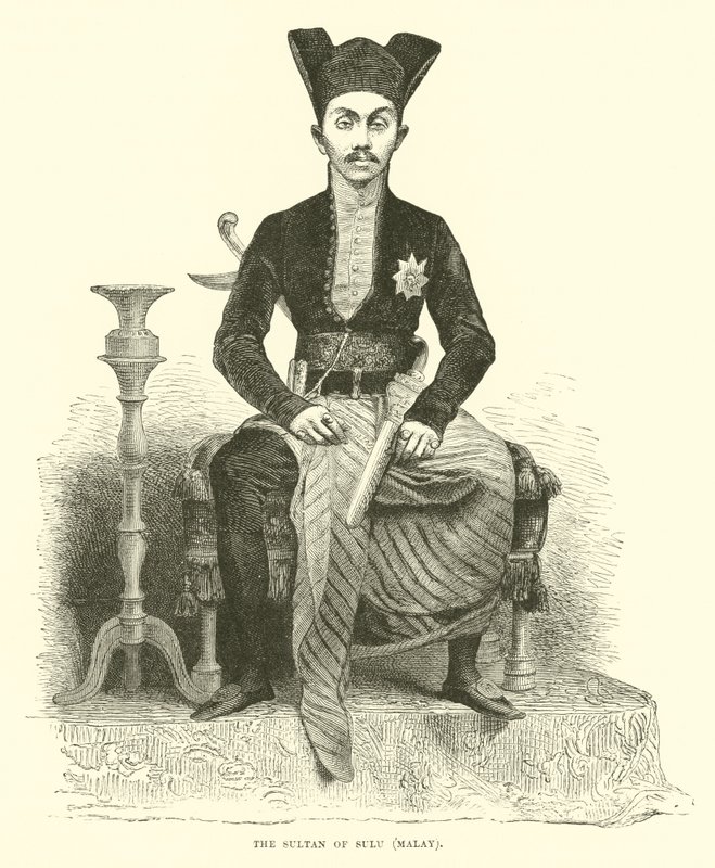 The Sultan of Sulu, Malay by English School