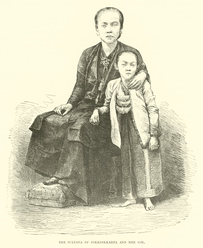 The Sultana of Jokkjokkarta and Her Son by English School