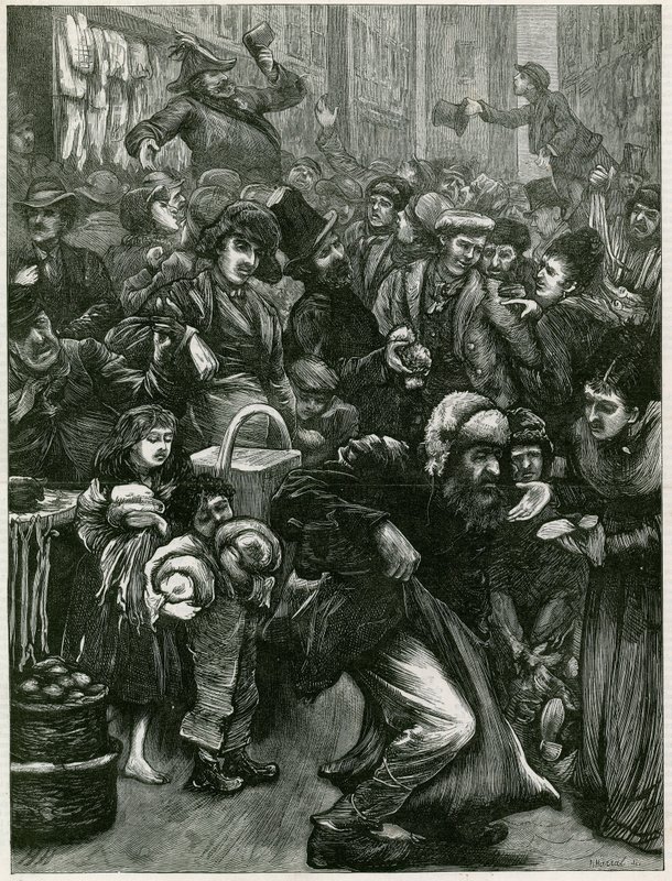 The Sunday trading questions - a sketch in Petticoat Lane by English School