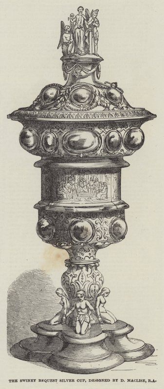 The Swiney Bequest Silver Cup, designed by D Maclise, RA by English School