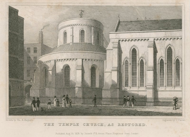 The Temple Church by English School
