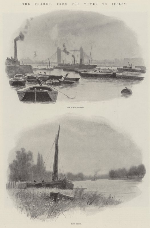 The Thames, from the Tower to Iffley by English School