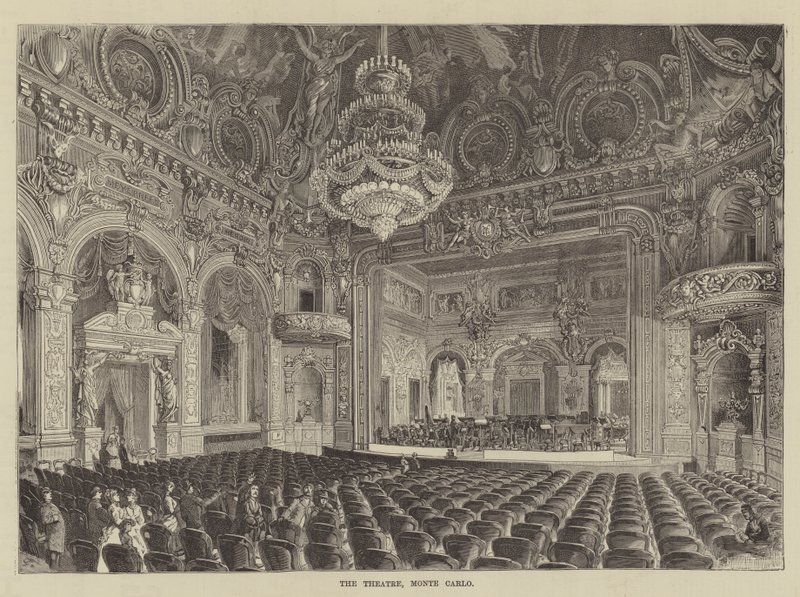 The Theatre, Monte Carlo by English School