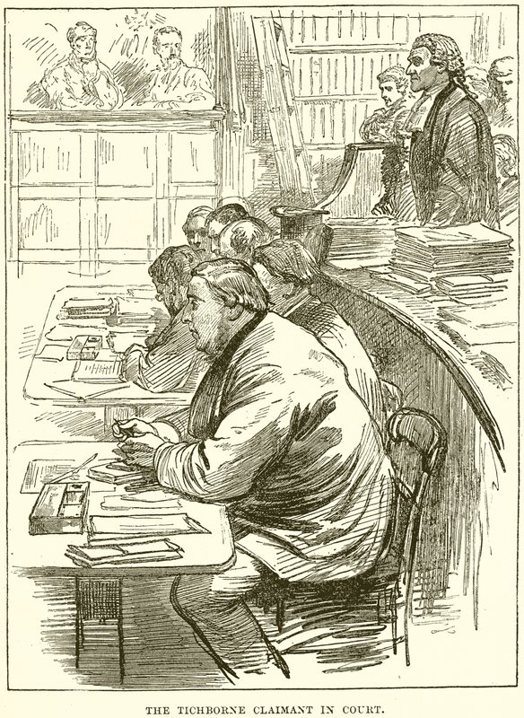 The Tichborne Claimant in Court by English School